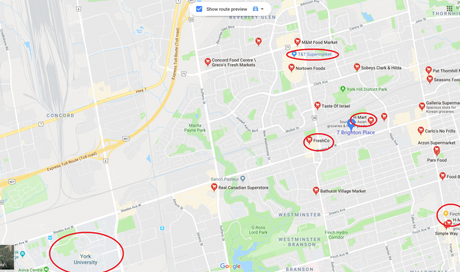 约克大学沿线steeles yonge【3 1房】联排别墅